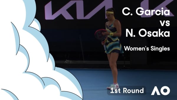 Caroline Garcia v Naomi Osaka Highlights | Australian Open 2024 First Round