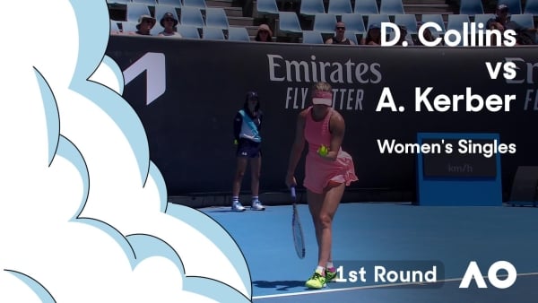 Danielle Collins v Angelique Kerber Highlights | Australian Open 2024 First Round