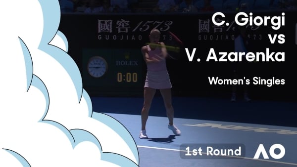 Camila Giorgi v Victoria Azarenka Highlights | Australian Open 2024 First Round