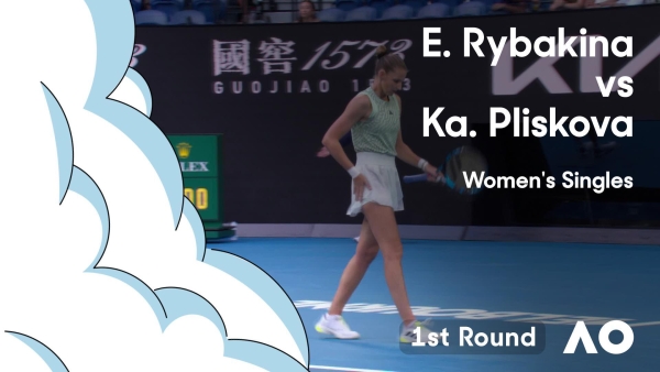 Elena Rybakina v Karolina Pliskova Highlights | Australian Open 2024 First Round