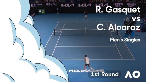 Richard Gasquet v Carlos Alcaraz Highlights | Australian Open 2024 First Round