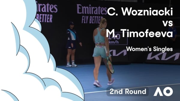 Caroline Wozniacki v Maria Timofeeva Highlights | Australian Open 2024 Second Round