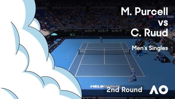 Max Purcell v Casper Ruud Highlights | Australian Open 2024 Second Round