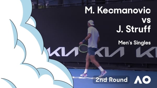 Miomir Kecmanovic v Jan-Lennard Struff Highlights | Australian Open 2024 Second Round