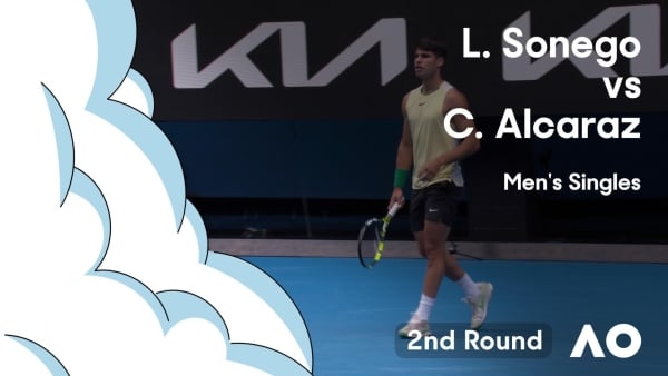Lorenzo Sonego v Carlos Alcaraz Highlights | Australian Open 2024 Second Round