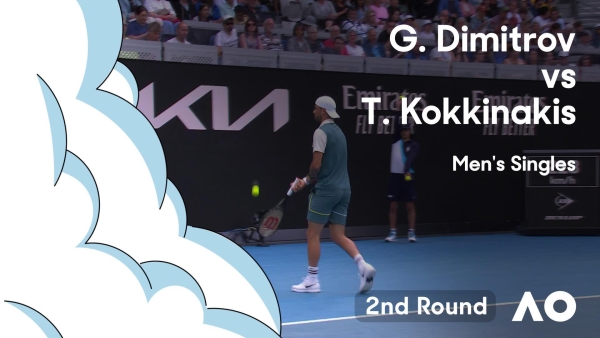 Grigor Dimitrov v Thanasi Kokkinakis Highlights | Australian Open 2024 Second Round