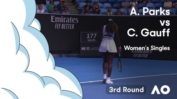 Alycia Parks v Coco Gauff Highlights | Australian Open 2024 Third Round