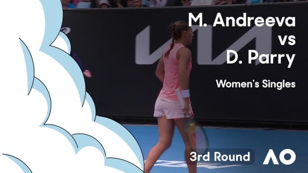 Mirra Andreeva v Diane Parry Highlights | Australian Open 2024 Third Round