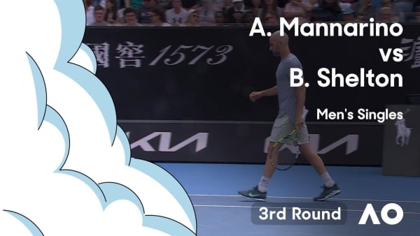 Adrian Mannarino v Ben Shelton Highlights | Australian Open 2024 Third Round
