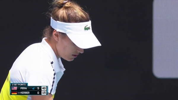 Bernarda Pera vs. Angelique Kerber - Match Highlights (R1) | Australian Open 2021