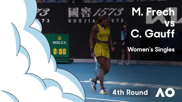 Magdalena Frech v Coco Gauff Highlights | Australian Open 2024 Fourth Round