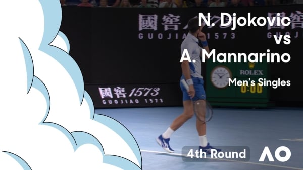 Novak Djokovic v Adrian Mannarino Highlights | Australian Open 2024 Fourth Round