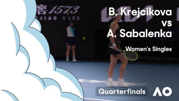 Barbora Krejcikova v Aryna Sabalenka Highlights | Australian Open 2024 Quarterfinal