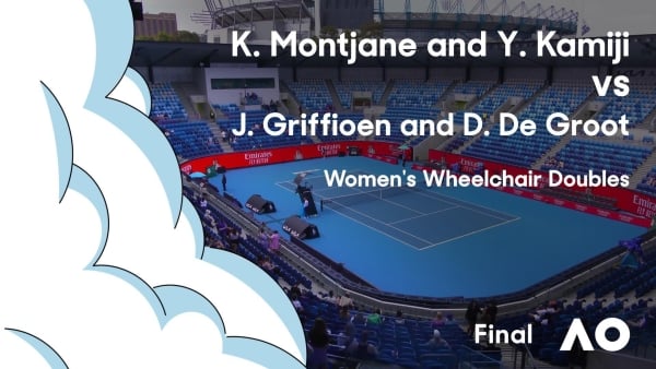Kgothatso Montjane Yui Kamiji v Jiske Griffioen Diede De Groot Highlights | Australian Open 2024 Final