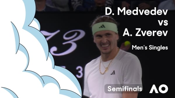 Daniil Medvedev v Alexander Zverev Highlights | Australian Open 2024 Semifinal
