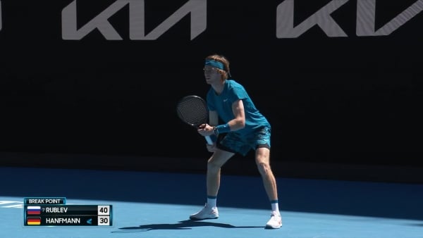 Andrey Rublev vs Yannick Hanfmann Match Highlights (1R) | Australian Open 2021
