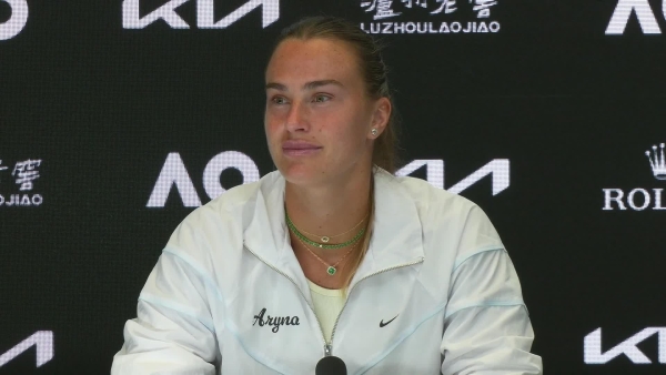 Press Conference by Aryna Sabalenka