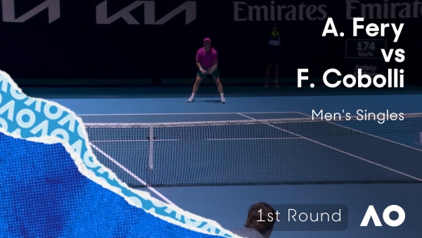 Arthur Fery v Flavio Cobolli Highlights | Australian Open 2026 First Round