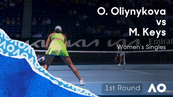 Oleksandra Oliynykova v Madison Keys Highlights | Australian Open 2026 First Round