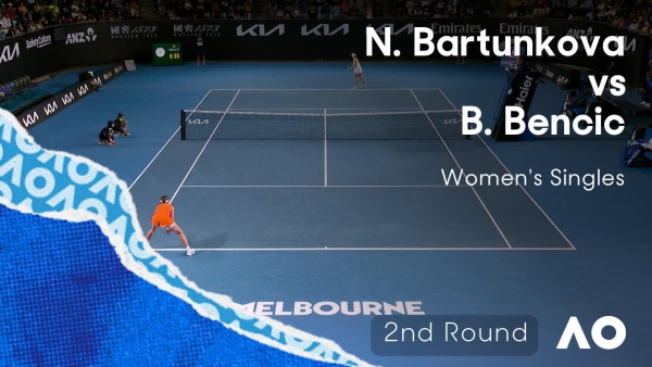 Nikola Bartunkova v Belinda Bencic Highlights | Australian Open 2026 Second Round