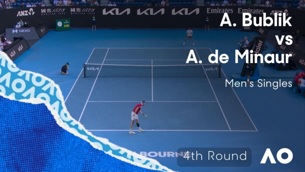 Alexander Bublik v Alex de Minaur Highlights | Australian Open 2026 Fourth Round