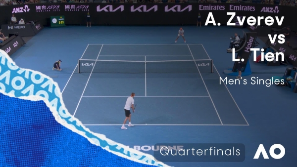 Alexander Zverev v Learner Tien Highlights | Australian Open 2026 Quarterfinal