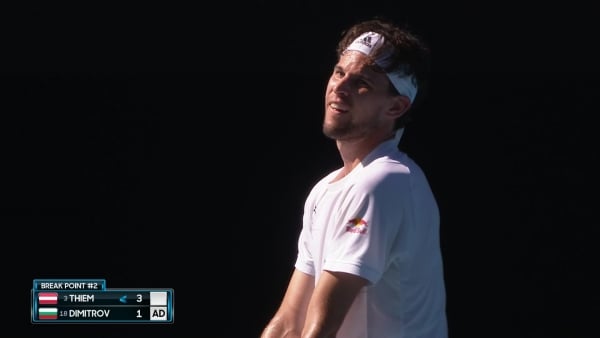 Dominic Thiem vs Grigor Dimitrov Match Highlights (4R) | Australian Open 2021