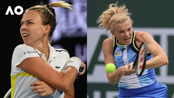Anett Kontaveit vs Katerina Siniakova Match Highlights (1R) | Australian Open 2022