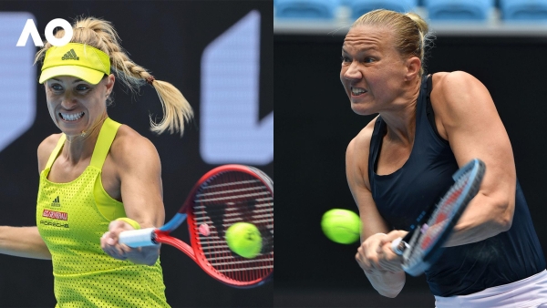Angelique Kerber vs Kaia Kanepi Match Highlights (1R) | Australian Open 2022