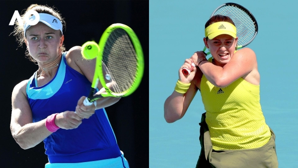 Barbora Krejcikova vs Jelena Ostapenko Match Highlights (3R) | Australian Open 2022