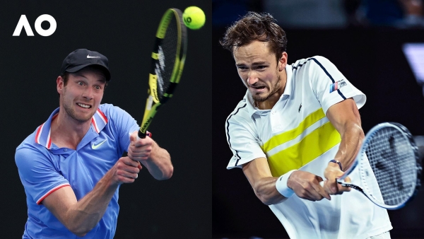Botic Van de Zandschulp vs Daniil Medvedev Match Highlights (3R) | Australian Open 2022
