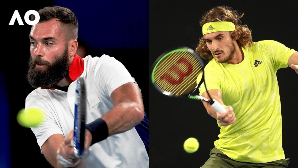 Benoit Paire vs Stefanos Tsitsipas Match Highlights (3R) | Australian Open 2022