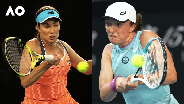 Danielle Collins vs Iga Swiatek Match Highlights (SF) | Australian Open 2022