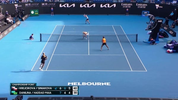 Krejcikova/Siniakova v Danilina/Haddad Maia Match Highlights (F) | Australian Open 2022 