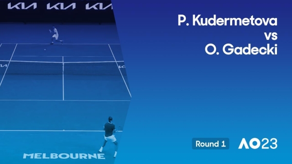 Polina Kudermetova v Olivia Gadecki Highlights (1R) | Australian Open 2023