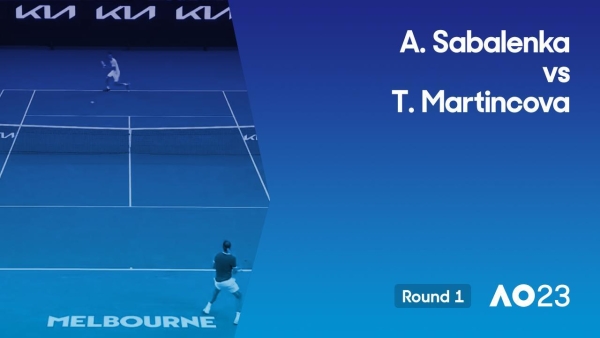 Aryna Sabalenka v Tereza Martincova Highlights (1R) | Australian Open 2023