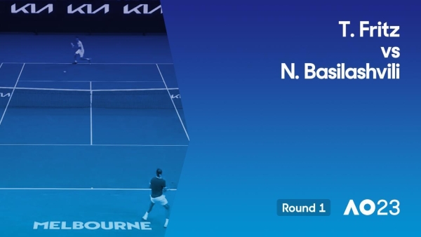 Taylor Fritz v Nikoloz Basilashvili Highlights (1R) | Australian Open 2023