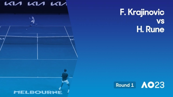 Filip Krajinovic v Holger Rune Highlights (1R) | Australian Open 2023
