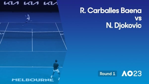 Roberto Carballes Baena v Novak Djokovic Highlights (1R) | Australian Open 2023