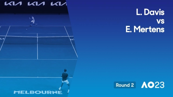 Lauren Davis v Elise Mertens Highlights (2R) | Australian Open 2023