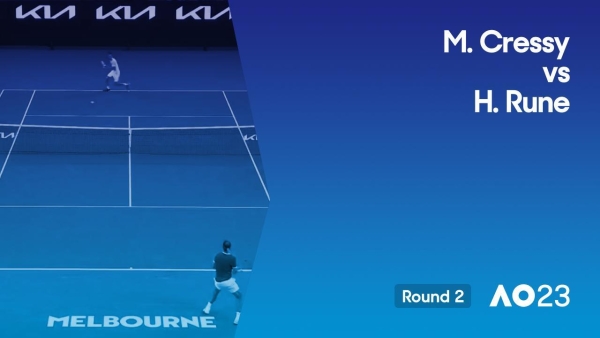 Maxime Cressy v Holger Rune Highlights (2R) | Australian Open 2023