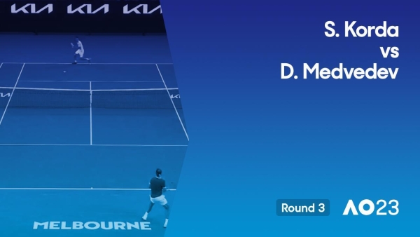 Sebastian Korda v Daniil Medvedev Highlights (3R) | Australian Open 2023