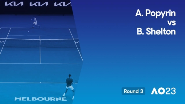 Alexei Popyrin v Ben Shelton Highlights (3R) | Australian Open 2023