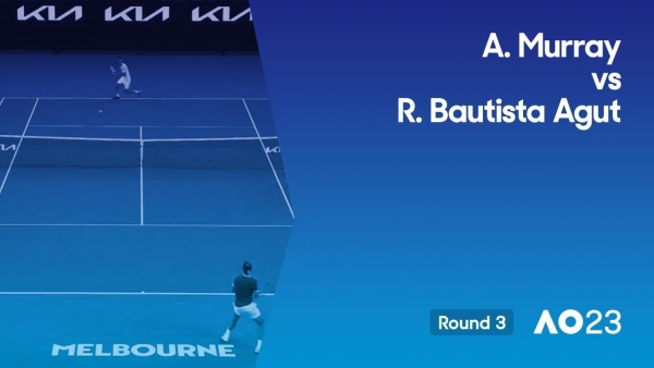 Andy Murray v Roberto Bautista Agut Highlights (3R) | Australian Open 2023