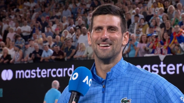 Novak Djokovic On-Court Interview | Australian Open 2023 Fourth Round