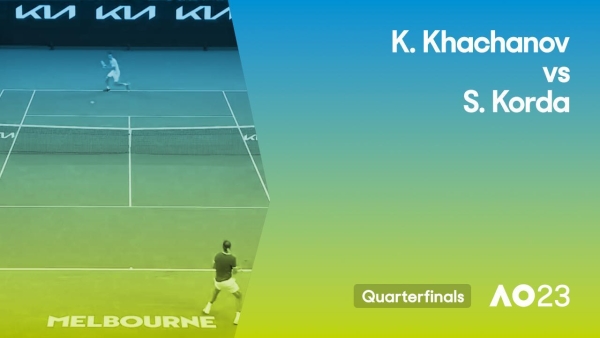 Karen Khachanov v Sebastian Korda Highlights (QF) | Australian Open 2023