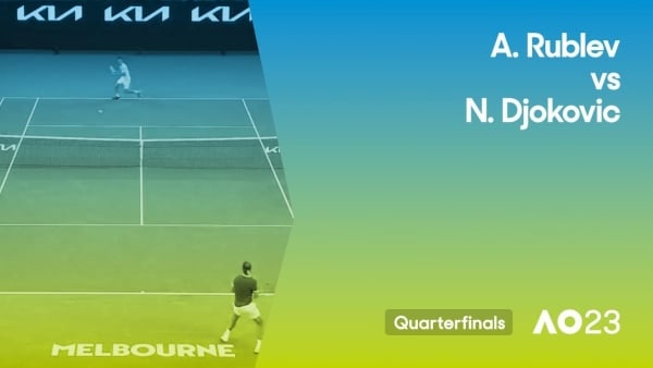 Andrey Rublev v Novak Djokovic Highlights (QF) | Australian Open 2023