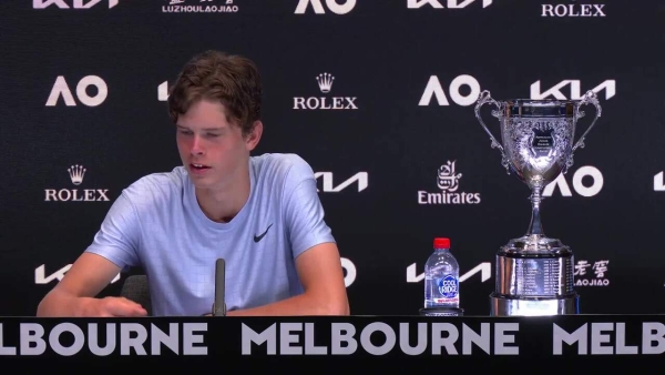 Alexander Blockx Press Conference | Australian Open 2023 Boys' Singles Final