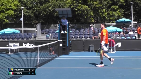 Damir Dzumhur v Giulio Zeppieri Highlights | Australian Open 2024 Second Round Qualifying