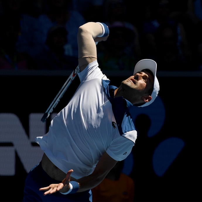 Six-time AO winner Novak Djokovic is this year's 14th seed